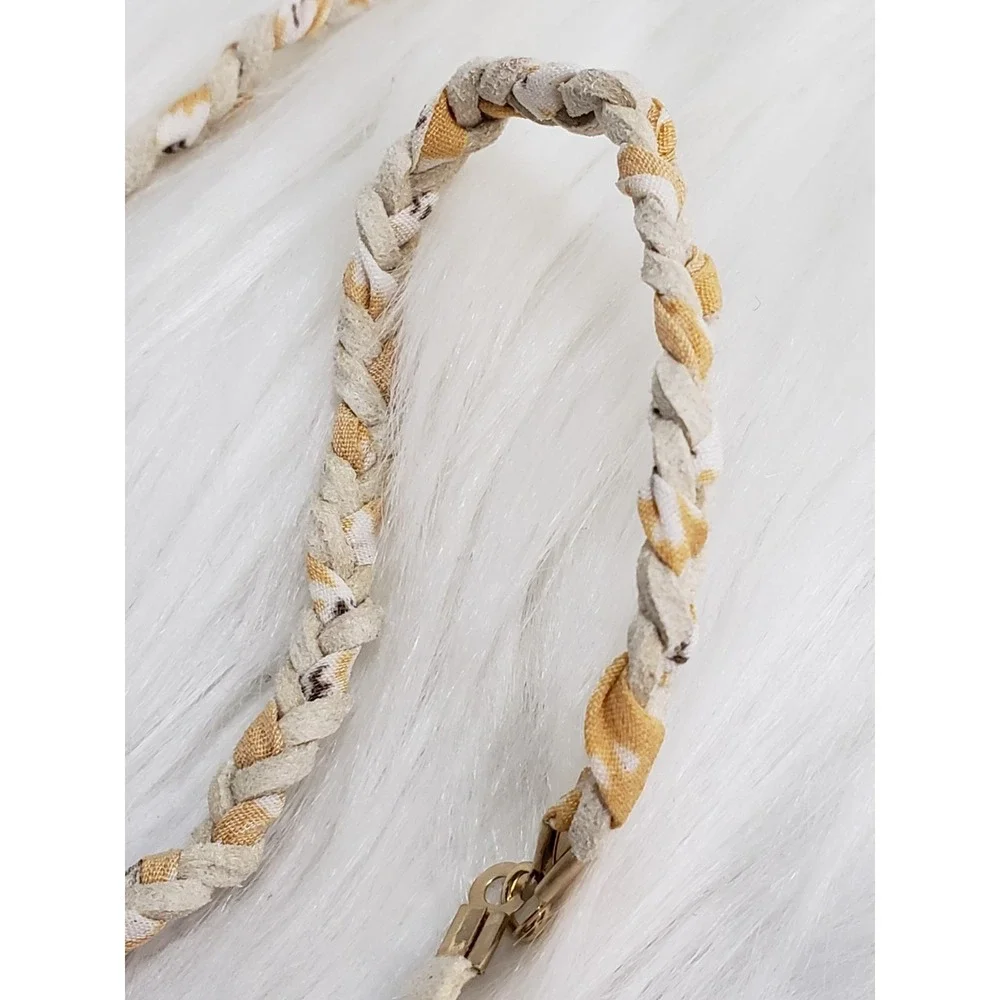 Free People FRANKIE FAUX LEATHER Hair Braid In Extension Accessory festival boho